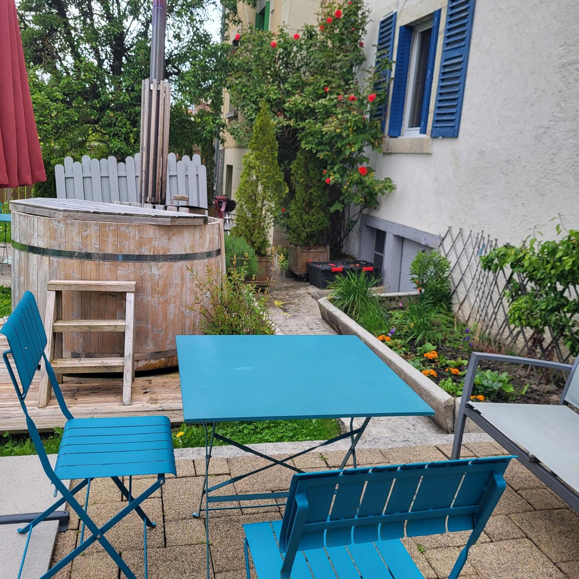 La Maison Horlogere , Spas Et Bain Nordique Les Fontenelles Bagian luar foto